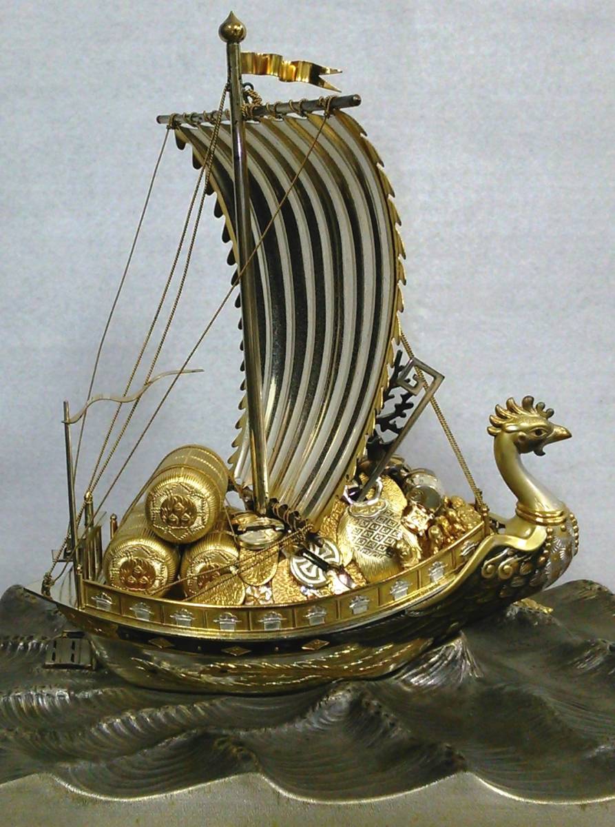SEKI Silver Treasure Ship STERLING 960 原文:SEKI 銀製宝船　STERLING 960