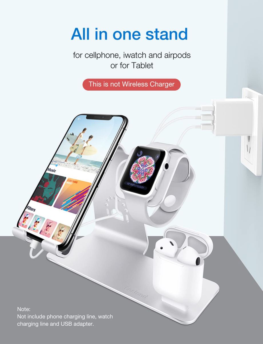 スマホスタンド Apple Watchスタンド AirPods充電ドック