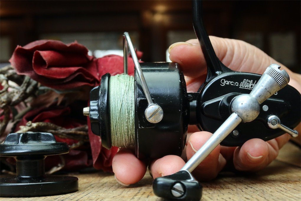 MITCHELL 308 オールドスピニングリール / ABU CARDINAL 3 4 ORVIS 50A 408 ライバル 渓流釣り CONOLON FENWICK FS55 グラスロッドに_画像1