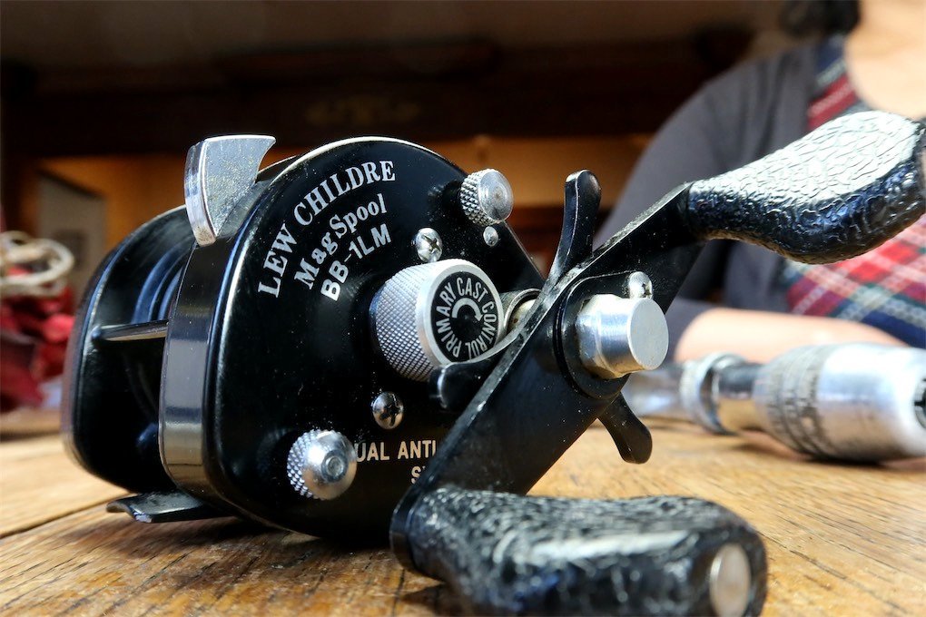 LEWS LEW'S BB-1LM SPEED SPOOL オールド ベイトリール 検) SHIMANO BAMTAM 100EX ABU 2500C ライバル機 HEDDON 道楽 渓流釣りに最適_画像2