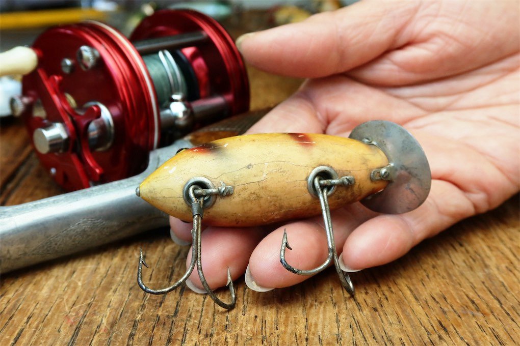 #1900 HEDDON CRAB WIGGLER オールドウッドルアー / ABU RECORD 道楽 ハトリーズ バルサ50 ZEAL ザウルス マツモトーイ ウッドルアー好きに_画像4