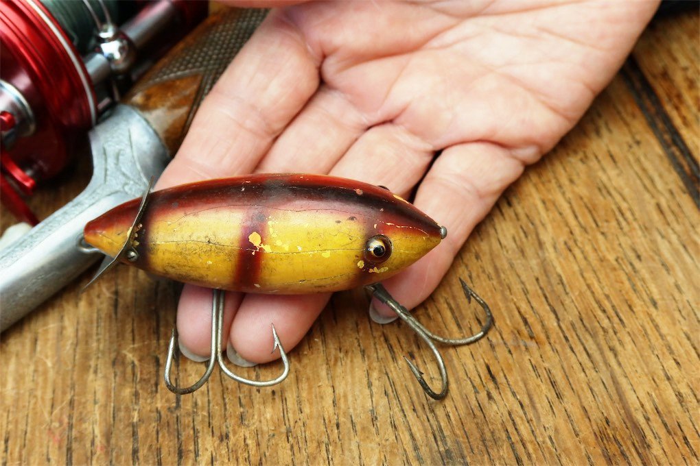 #1900 HEDDON CRAB WIGGLER オールドウッドルアー / ABU RECORD 道楽 ハトリーズ バルサ50 ZEAL ザウルス マツモトーイ ウッドルアー好きに_画像7