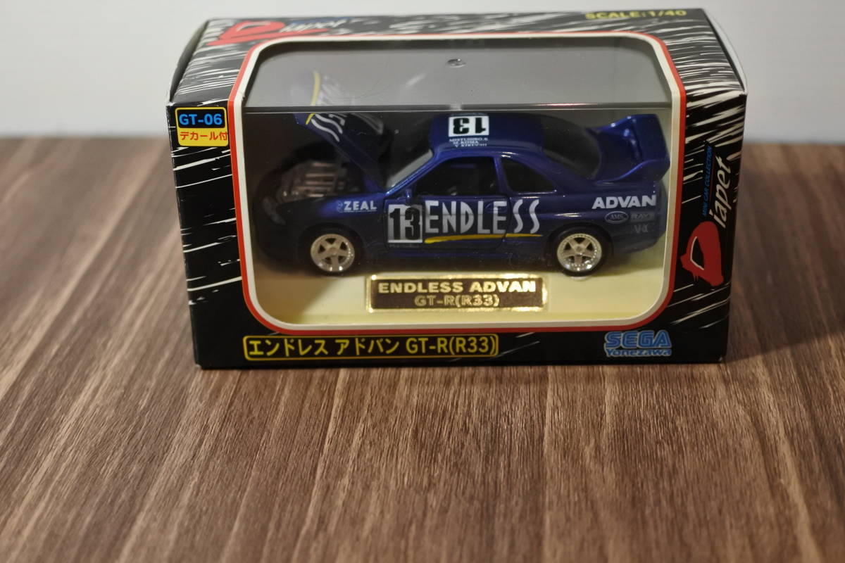 セガ.ヨネザワ　エンドレス．アドバンGT-R（R33）＃13　紺　未使用品