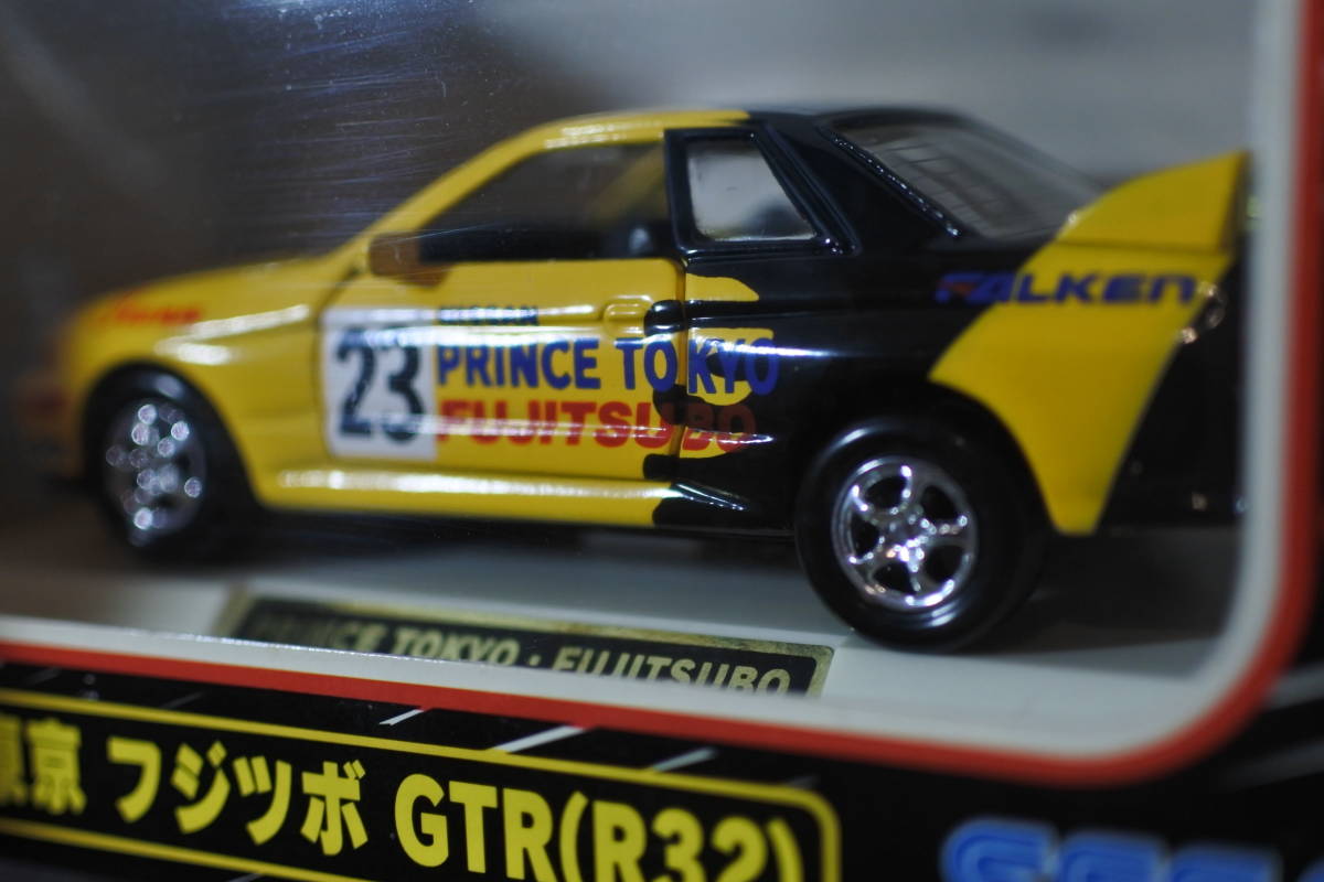 セガ.ヨネザワ プリンス東京フジツボGT-R(R32)＃23 黄色 未使用品 レアモデルの画像6