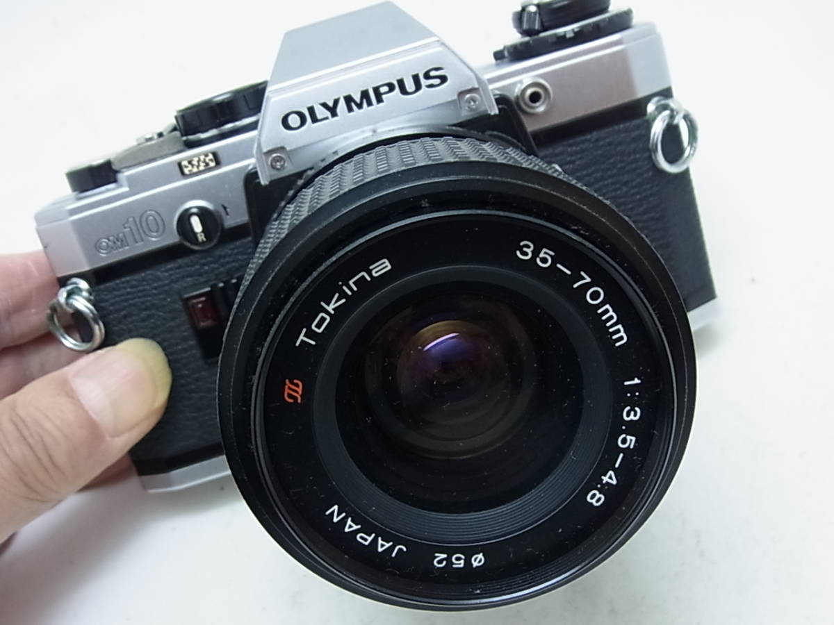 ☆ OLYMPUS OM-10+トキナー38-70/3.5-4.8(ボディは、点検整備清掃済み！プリズム及びレンズは清掃済み！〉☆_画像1