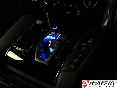 アルファード 30系 ヴェルファイア 30系 前期後期 LED シフトゲート 青光 ブルー イルミネーション シフトノブ 電装 内装 カスタム _画像2