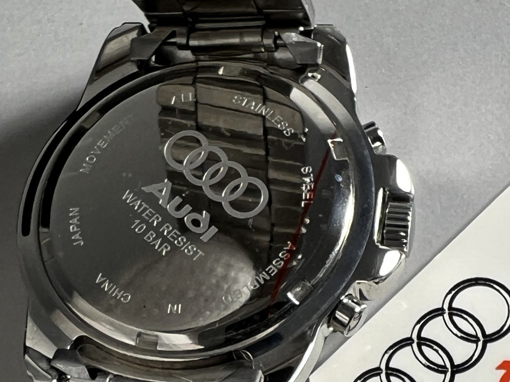 51102▽腕時計 アウディ クロノグラフ Audi Japan Movt_画像6