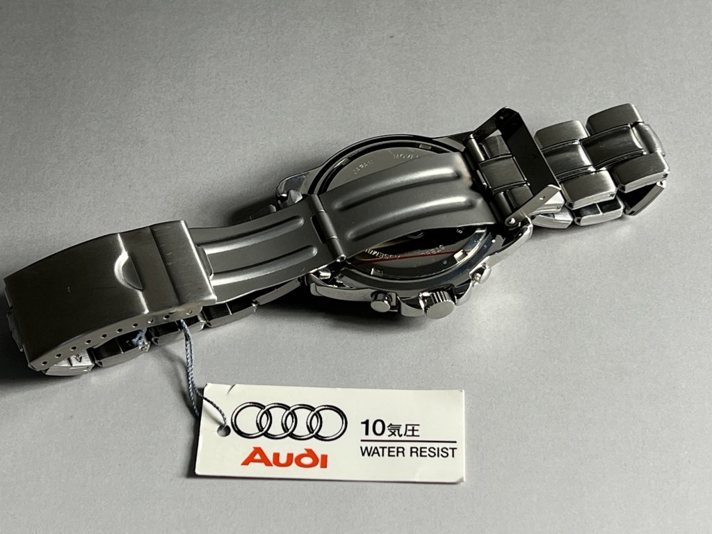 51102▽腕時計 アウディ クロノグラフ Audi Japan Movt_画像7
