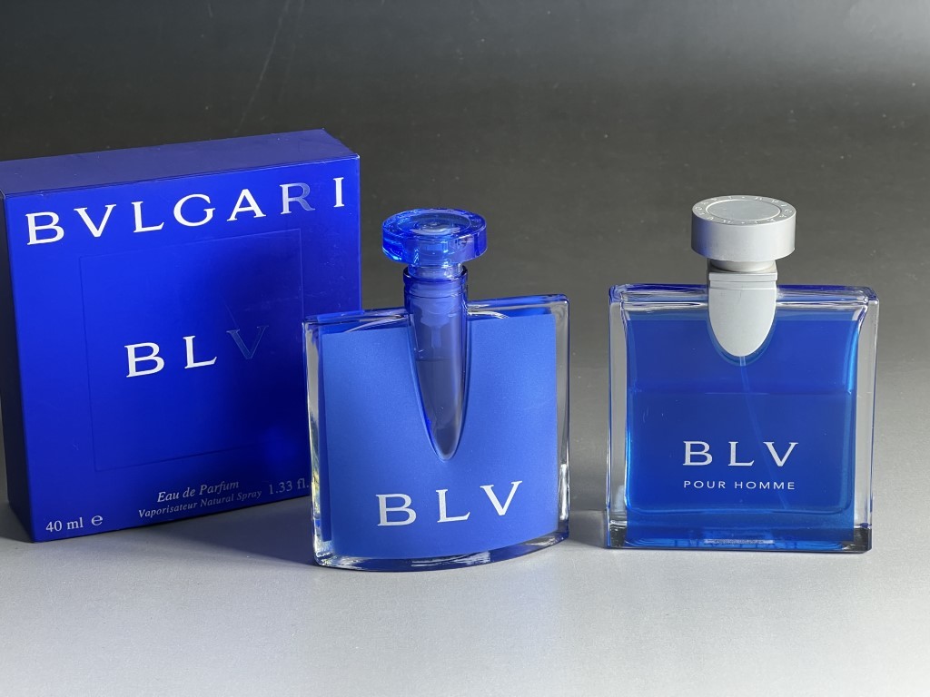 51113▽ブルガリ 香水 BVLGARI ブルー オードパルファム 40ml MADE IN ITALY 残量9割前後 ブループールオム 50ml 残量50% まとめて2個の画像1