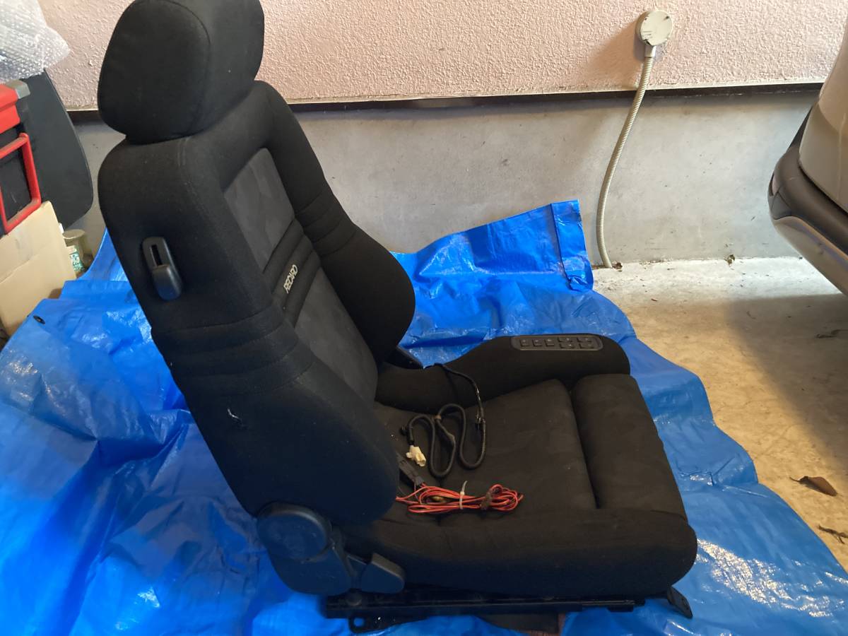 RECARO DS-V 中古 ハイエースシートレール付き_画像2