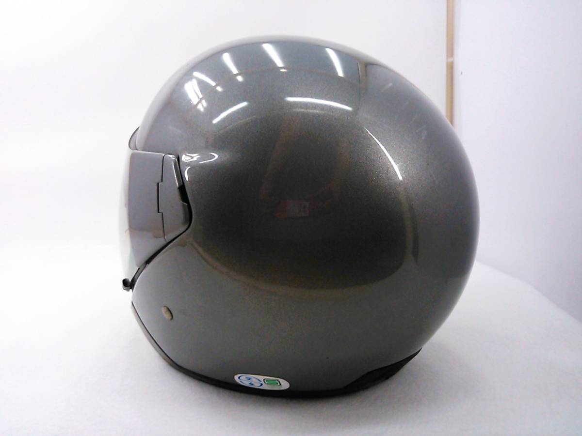 【送料無料】SHOEI ショウエイ J-MAX Deep Silver ディープシルバー XLサイズ ジェットヘルメット_画像2