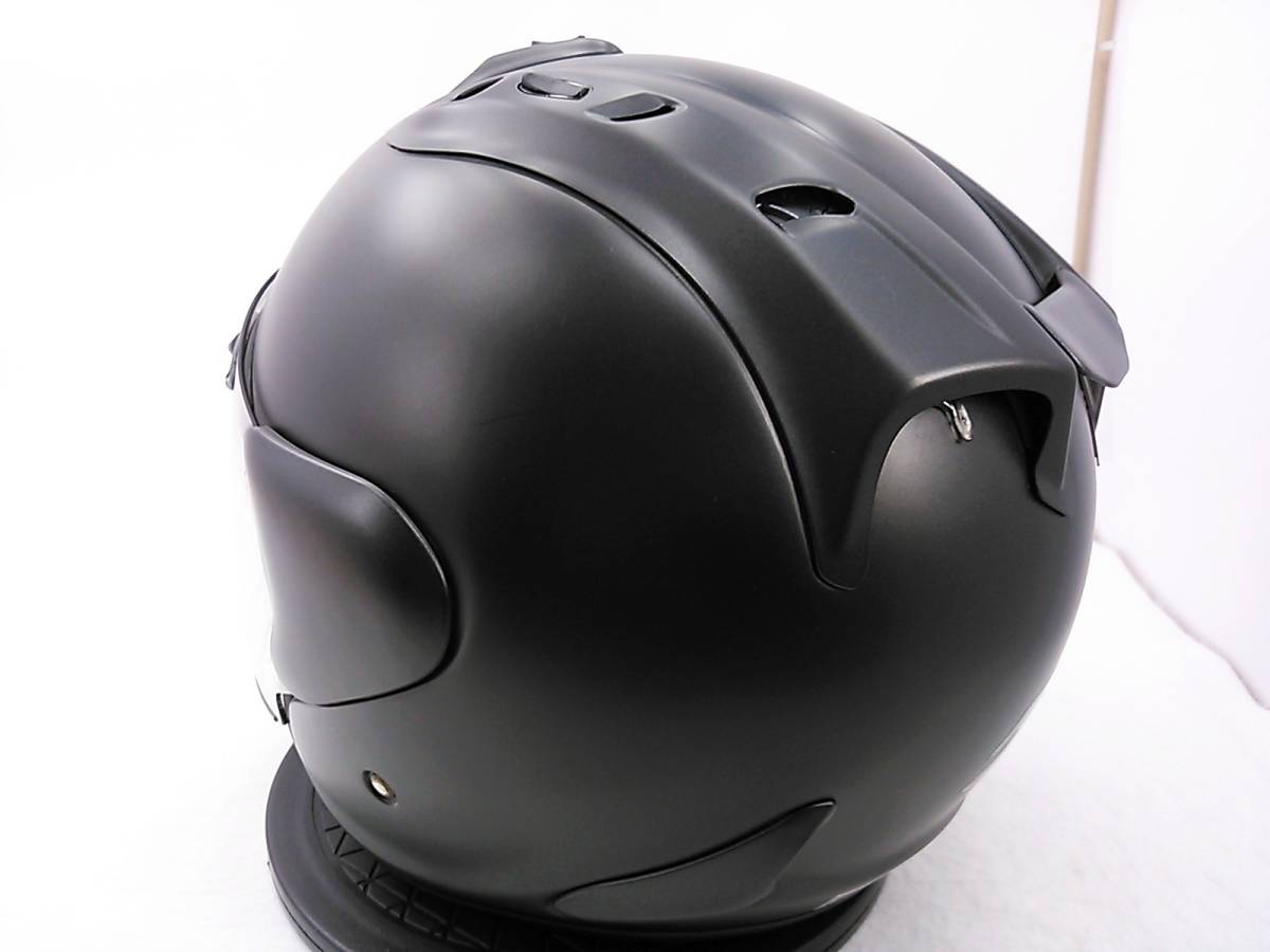 【送料無料】外観程度上 Arai アライ SZ-Ram4 FLAT BLACK フラットブラック Mサイズ ジェットヘルメット