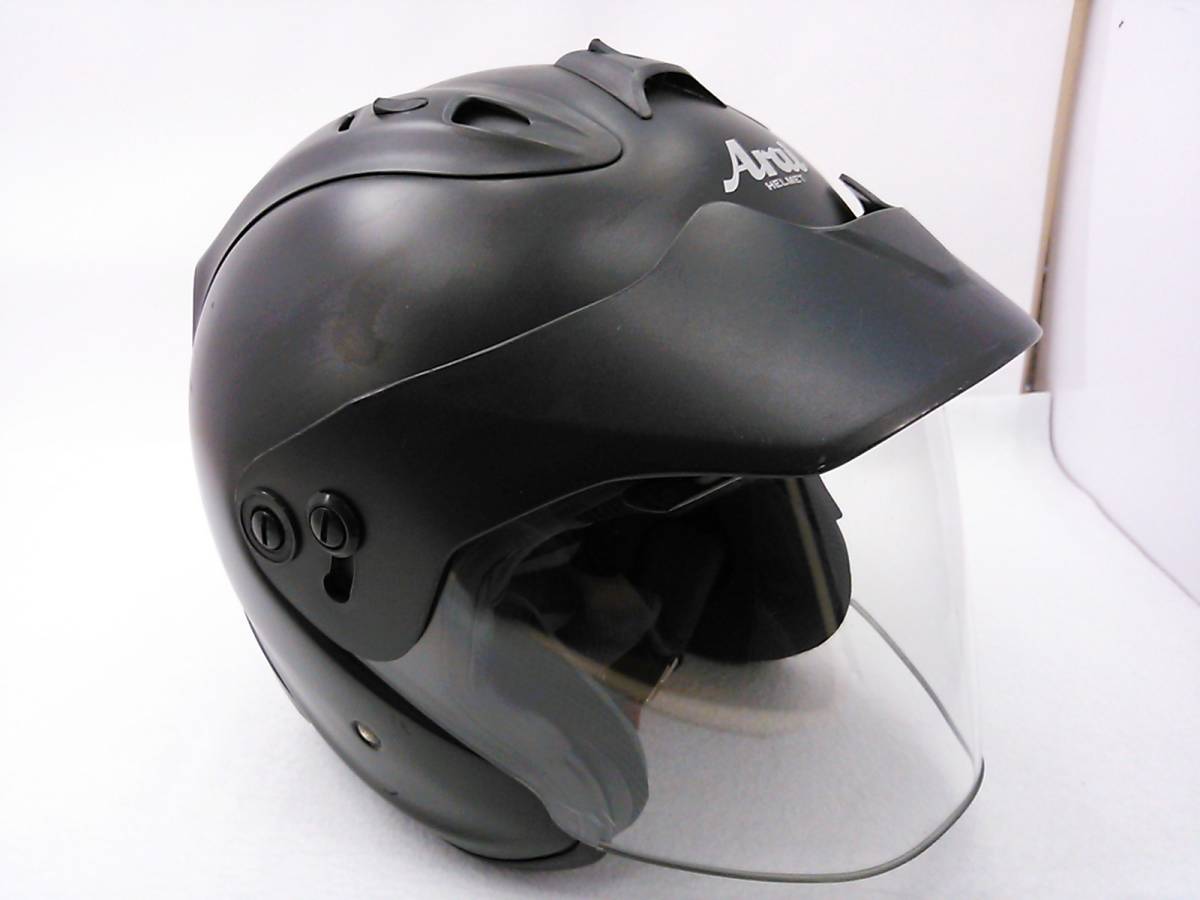 【送料無料】Arai アライ SZ-Ram4 UPTOWN アップタウン FLAT BLACK フラットブラック Lサイズ ジェットヘルメット_画像6