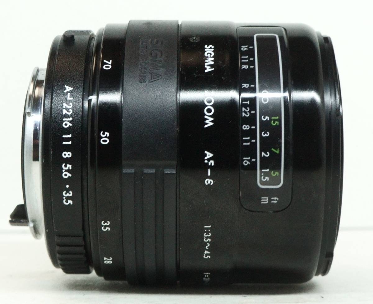 ~実写確認済~ ☆外観美品・人気の望遠レンズ☆　ペンタックス1眼レフ用(Kマウント) SIGMA ZOOM AF-ε f=28-70mm F3.5-4.5 (H1646)_画像6