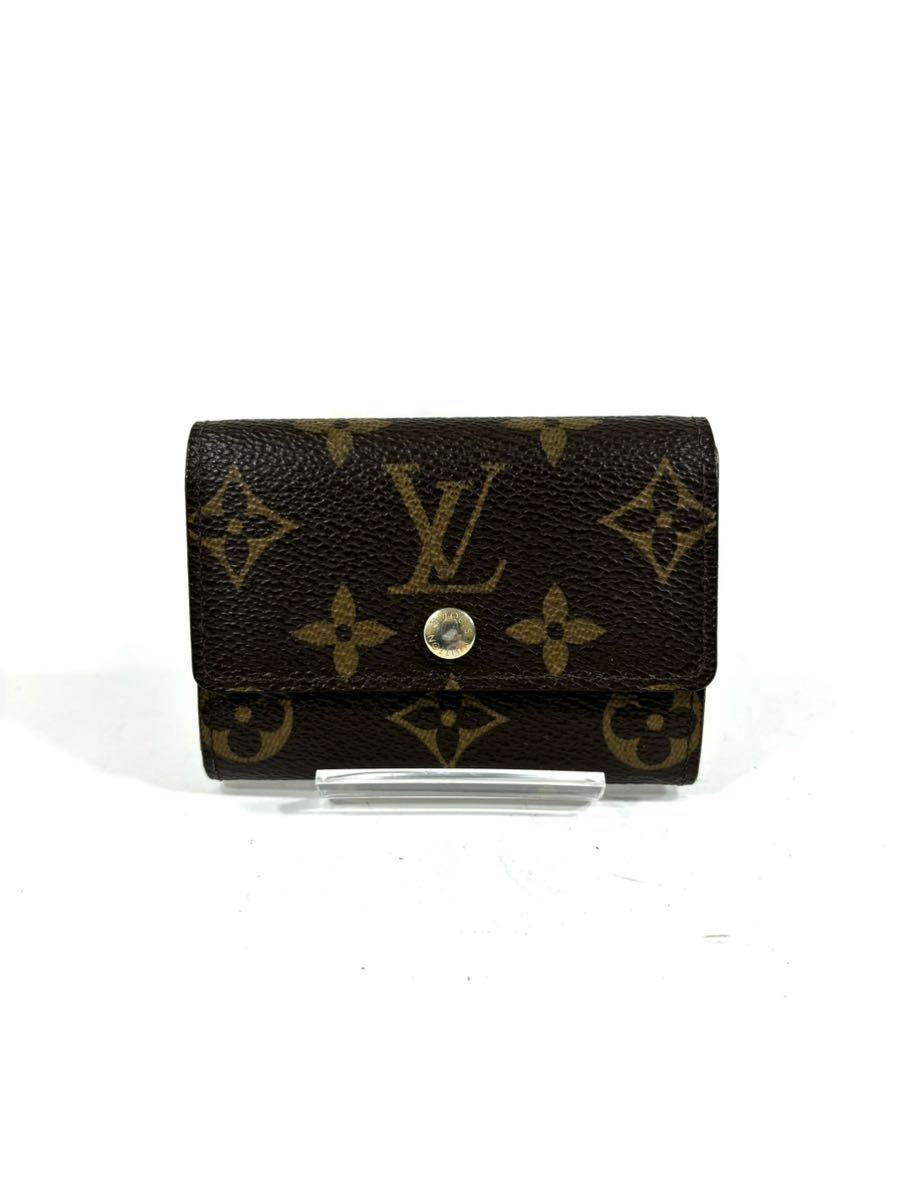 ☆美品☆ LOUIS VUITTON モノグラム ポルトモネ・プラ コインケース モノグラム ルイヴィトン 財布 M61930 RA3170 ヴィンテージ NT_画像1