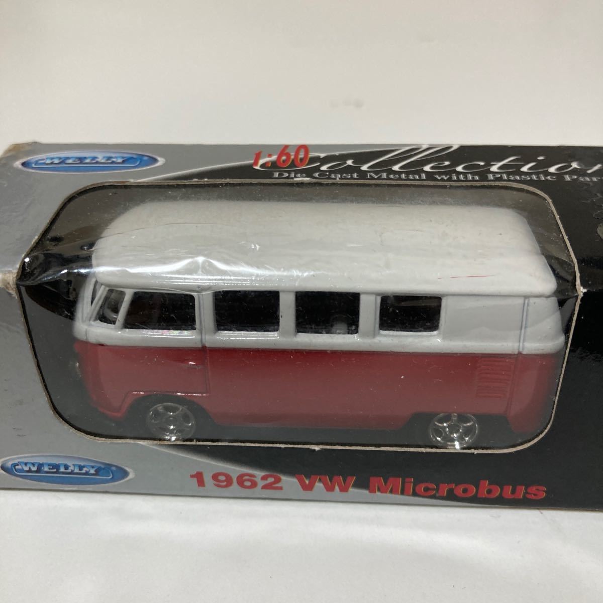 WELLY★1962 VW MICROBUS 1：60collection★RED_画像1