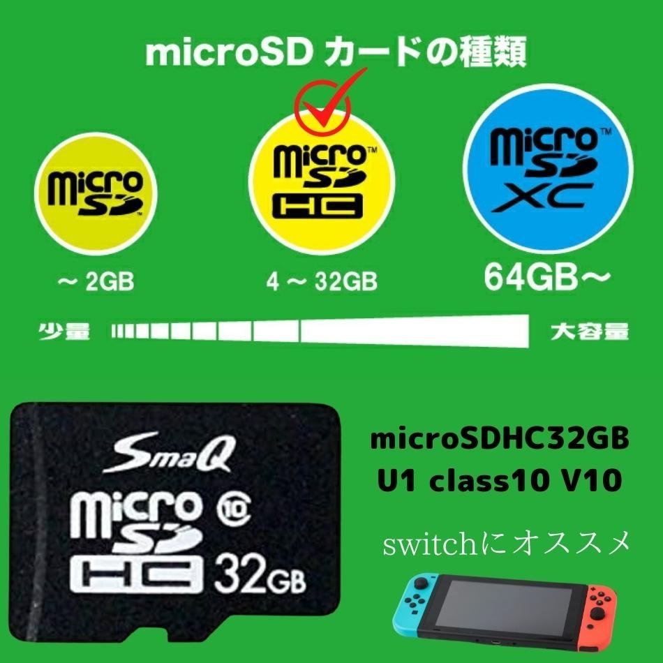 sdカード 32gb 2個セット マイクロsdカード switch sdカード スイッチsdカード スマホ 音楽用sdカード 32 GB新品 アダプタ付き micro SDHC_画像7