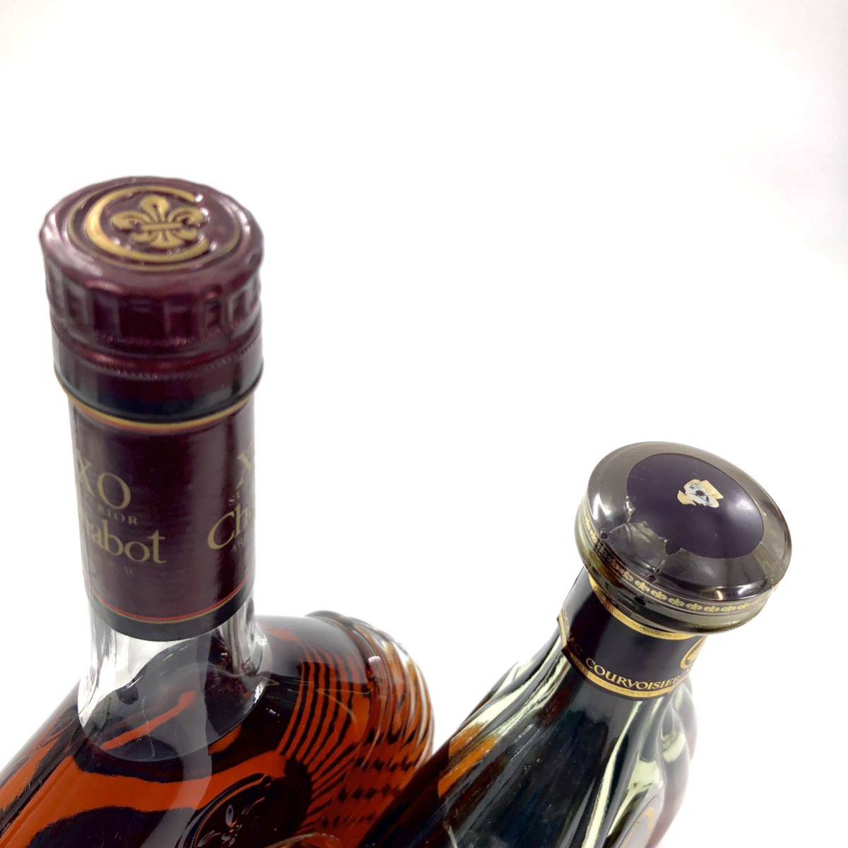 R-103 ブランデー 古酒 XO マーテルスプリーム シャボー アルマニャック コニャック ブランデーまとめ 箱付き 5本セット 1715年_画像9