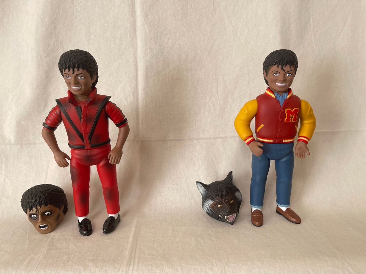 激レア マイケルジャクソン MJ ソフビ フィギュア おもちゃ 2点 激レア マイケルジャクソン MJ ソフビ フィギュア おもちゃ 2点