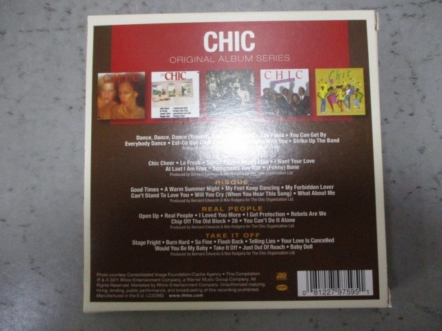 BT　N6　送料無料♪【　CHIC　ORIGINAL ALBUM SERIES　】中古CD　_画像2