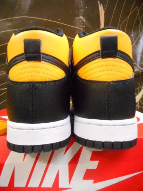 NIKE DUNK HI RETRO ナイキ ダンク ハイ レトロ DD1399-700 黄黒 US10 28.0cm 未使用_画像4