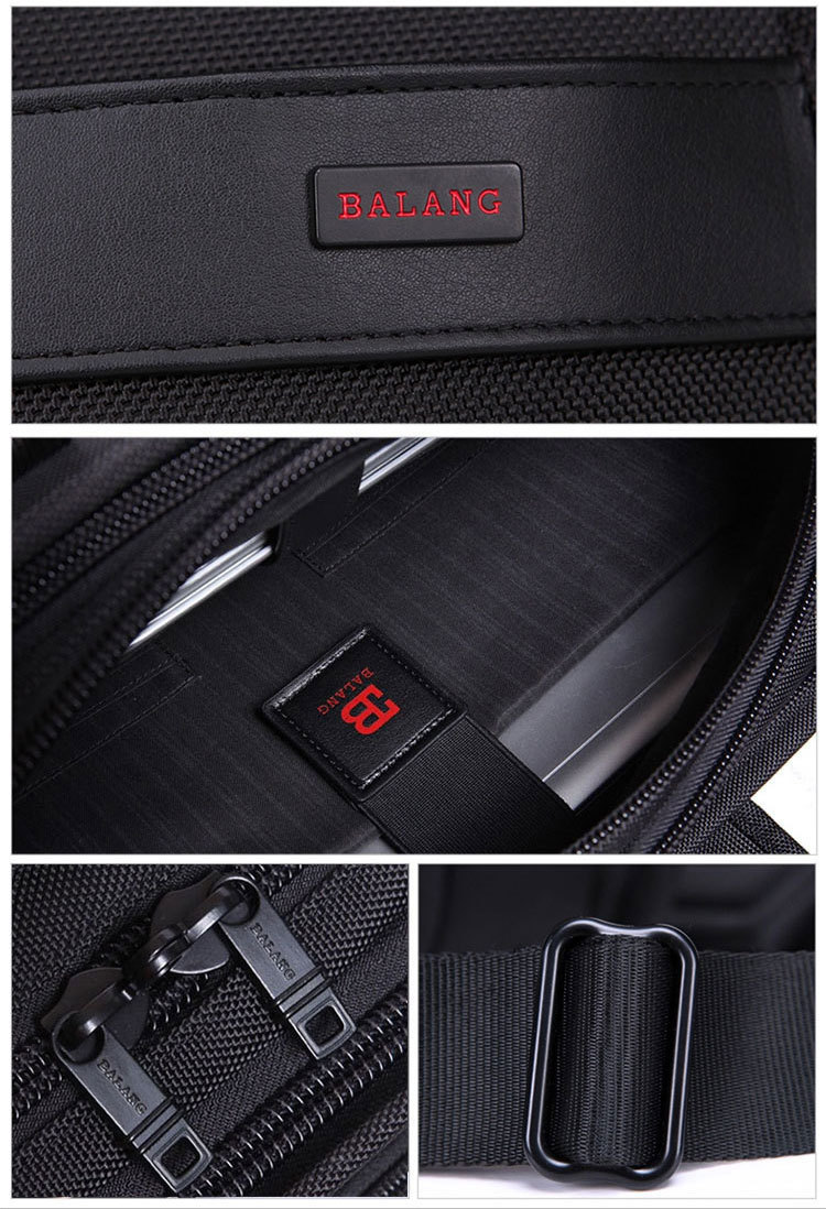  原文:BALANG 防弾 バリスティックナイロン + 本革 素材 ビジネスバッグ 手提げ トートバッグ 肩掛け ショルダー メンズ 防水 バッグ A4サイズ