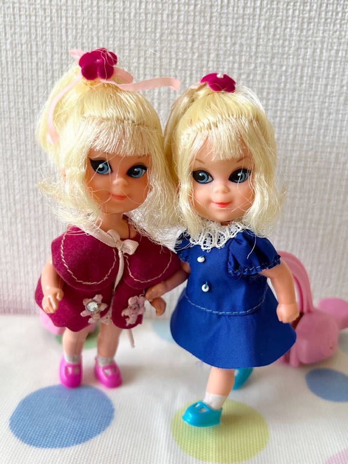 ヴィンテージ　レア！1968-70年　アメリカ　マテル社製　Shirley Skediddler doll お着替付　リドルキッドル　Liddle Kiddles ＃２_左の子も出品中です。