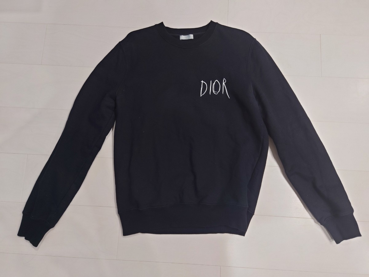 DIOR ディオールオム レイモンド・ペティボン 刺繍ロゴ クルーネック