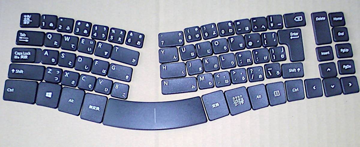 【ジャンク】キートップ｜Microsoft Sculpt Ergonomic Keyboard(スカルプト エルゴノミック キーボード)Model:1559用【現状渡し】_画像1