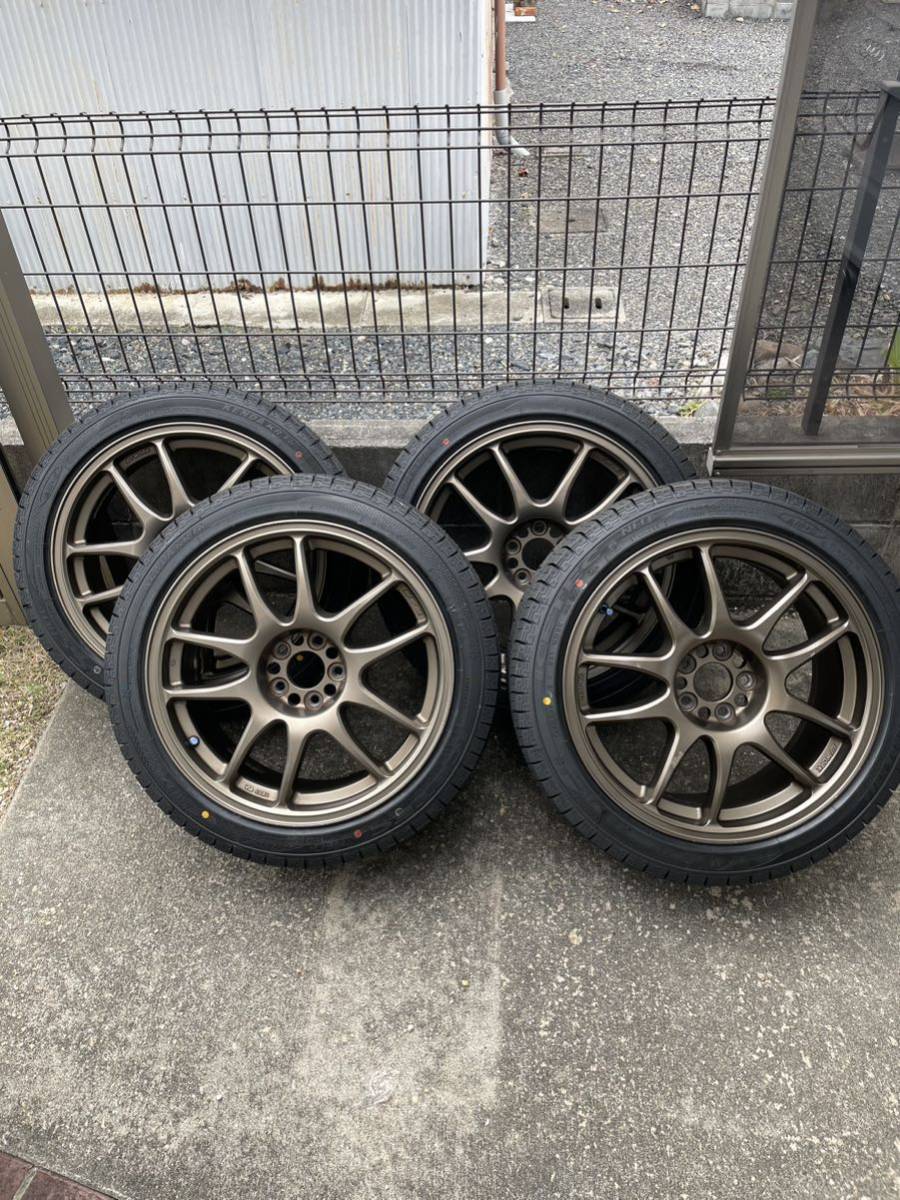 ほぼ新品】スタッドレスタイヤ KENDA ICETEC NEO 215/45R17 WORK