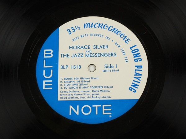◇米盤 Horace Silver And The Jazz Messengers/手書きRVG 耳 Ear/LP、BLP1518 #J01YK1_画像3
