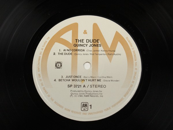 ◇米盤 Quincy Jones/The Dude/LP、SP3721 #J08YK2_画像3