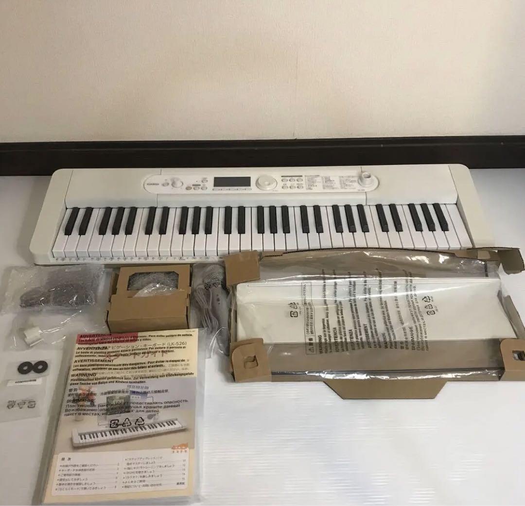 開封済新品同様CASIO電子キーボード LK-526 光ナビゲーション 開封済新品同様CASIO電子キーボード LK-526 光ナビゲーション