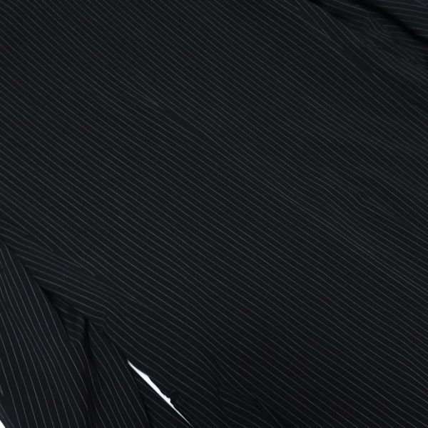 最終値下!高級ライン☆ラルフローレン Ralph Lauren ブラックレーベル/30万/シングル2Bスーツ/イタリア製 ブラック×ホワイト 38（4587)_画像7