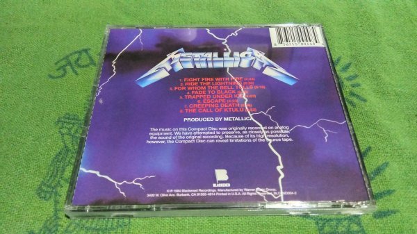 Ride the Lightning / METALLICA メタリカ CD_画像3