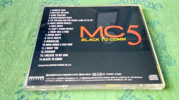 Black to Comm/ MC5 CD_画像3