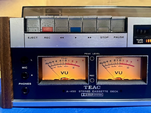 TEAC 高級カセットデッキの原点 A-450 動作確認品 おまけで日本 TEAC 高級カセットデッキの原点 A-450 動作確認品 おまけで日本