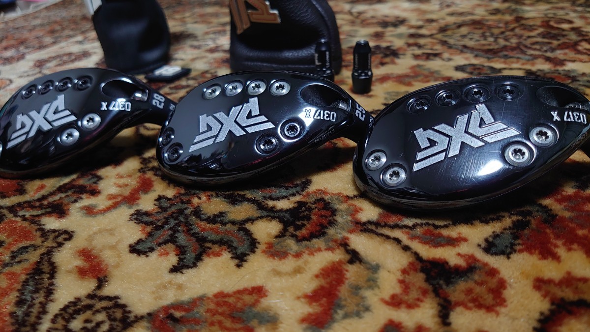 ＰＸＧ ＧＥＮ２ ユーティリティー ２２度 ２５度 ２８度 ３本セットスリーブ５本 レンチ無し 中古品_画像9