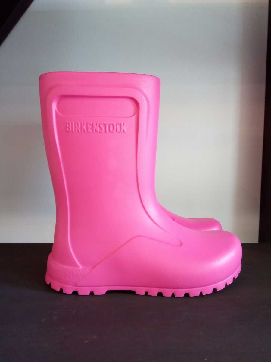 28 (18cm) ｜BIRKENSTOCK KIDS ビルケンシュトック キッズ Derry 長靴 1006288 Neon Pink ピンク 靴 (新品)(未使用)(正規品)_画像5