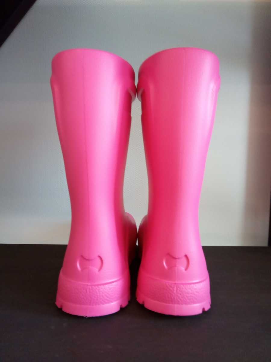 28 (18cm) ｜BIRKENSTOCK KIDS ビルケンシュトック キッズ Derry 長靴 1006288 Neon Pink ピンク 靴 (新品)(未使用)(正規品)_画像6