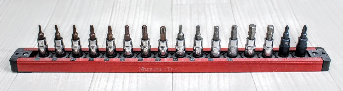 Mechanic's Time　メカニックタイム　トルクスソケット　差し込み口1/4　16個入り　X10A2222_画像1