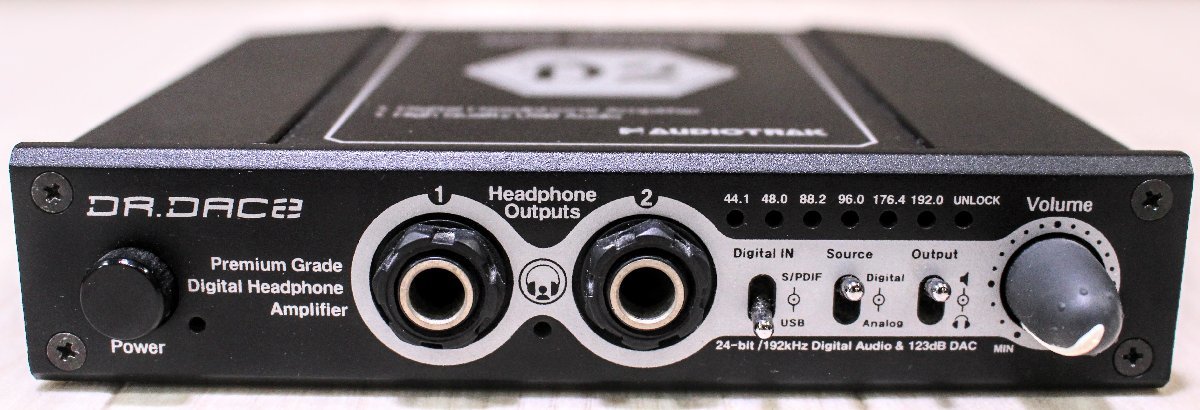 ☆動作品☆ AUDIOTRAK (オーディオトラック) DAC/ヘッドホンアンプ Dr. DAC2 19J1546_画像4