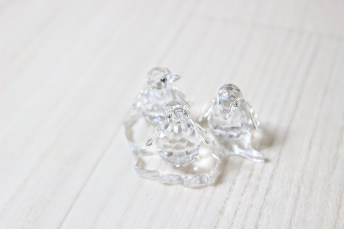 【良品】SWAROVSKI スワロフスキー クリスタル　動物　鳥　小物　アニマル　置き物　まとめ18点　一部かけあり X6NS086-60_画像5