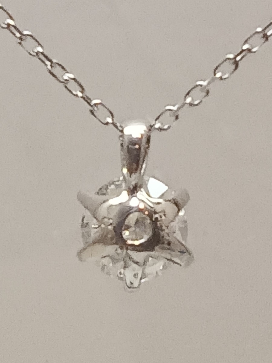 **pt900* natural diamond 0.53ct* pendant top *66