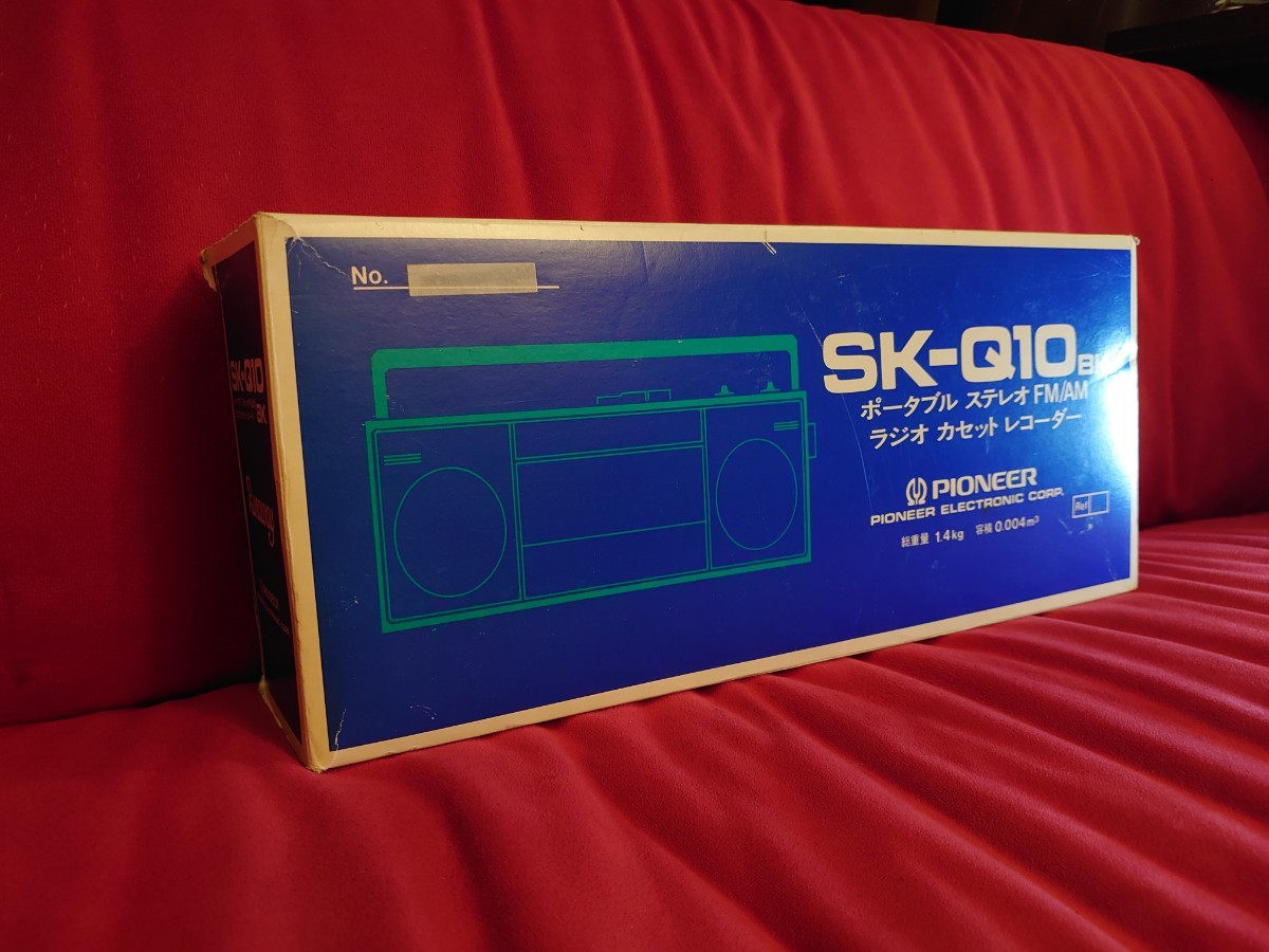 【PIONEER】SK-Q10 Runaway ラジカセ Vintage PORTABLE RADIO CASSETTE RECORDER パイオニア 小型 ポータブル ラジオ カセットレコーダー_画像1