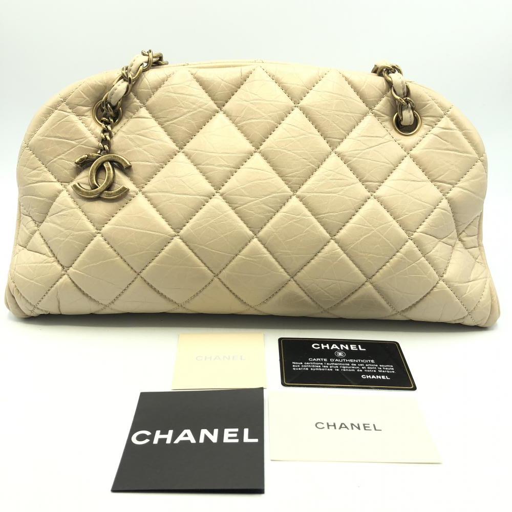 【中古】CHANEL　マトラッセ　マドモアゼル　ボーリングバッグ　ピンク シャネル[240017589701]_画像10