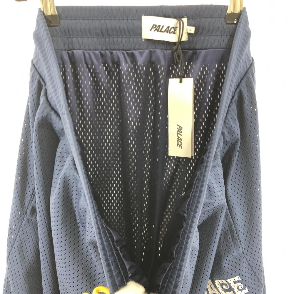 【中古】PALACE P22ST054 メッシュハーフパンツ サイズL ネイビー パレス[240017590137]_画像3