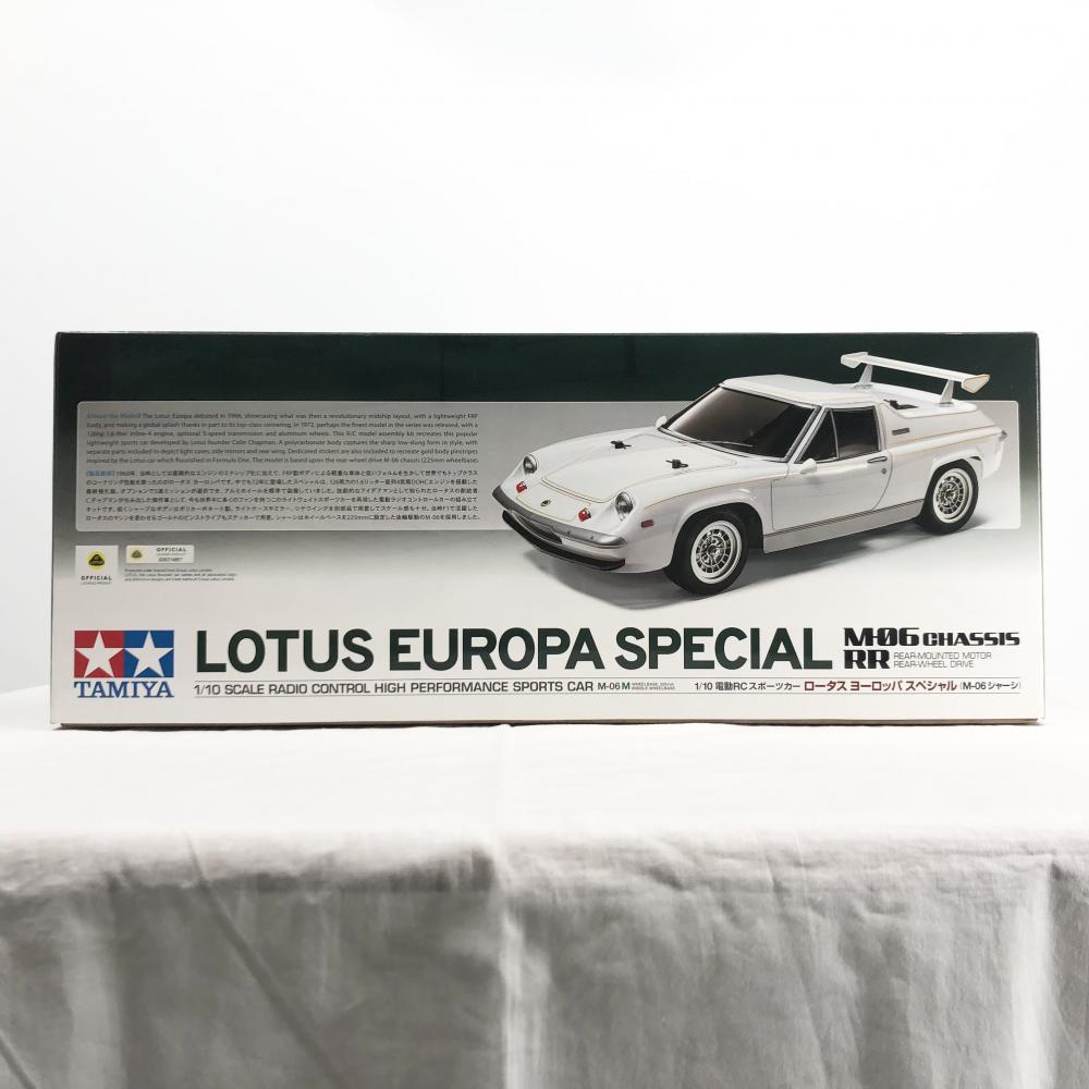 【中古】未組立 TAMIYA タミヤ No:58698 1/10 電動RC スポーツカー ロータス ヨーロッパ スペシャル M-06シャーシ ラジコン[240017584716]_画像3