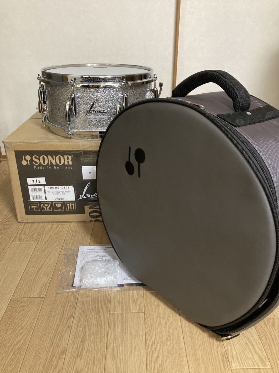 【定価18万、中古より安い、新品未使用】Sonor VINTAGE Series VT-1306SDW VSG スネア　ドラム　13インチ_画像2