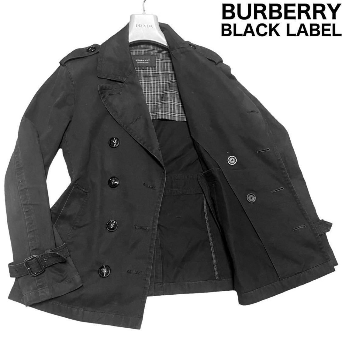 BURBERRY BLACK LABEL バーバリーブラックレーベル ショートトレンチ 